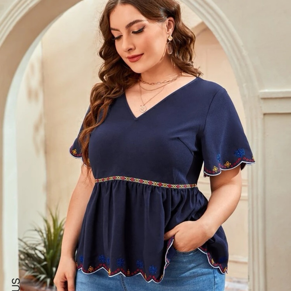 SHEIN Plus Blouse